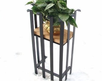 Plant Stand, Sunroom or Living Room Decor, Handcrafted by Blacksmith