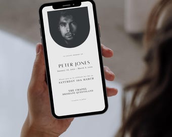 Invitación conmemorativa animada de Evite: Descarga digital