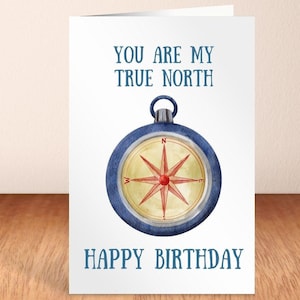 Nautical Birthday Card Sailboat Gift water color Ocean Lover Card Sailboat card printable birthday card sailor gift boat owner card sailing