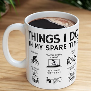 Radfahren Geschenk Fahrrad Becher lustige Radfahren Kaffeetasse Fahrrad-Liebhaber Geschenk für Radfahrer Mountainbike Becher Radsport Humor ihn Rennrad Becher Reiter Geschenk