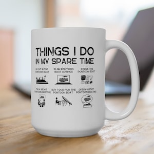 Lustig Steg Boot Becher Stegboot Kapitän Geschenk Bootsfahrt Geschenk für Männer Bootsbesitzer Geschenk Boot Kaffeetasse Boot Humor Lustig Bootsfahrt Geschenk Kapitän