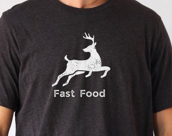 Hunting Shirt Gift for Hunters Funny Hunting Tee Hunter Shirt Hunter wife gift hunting husband gift for hunter buck hunting shirt fast food