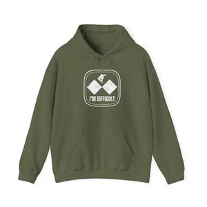 Sudadera con capucha de snowboard, regalo para snowboarder, sudadera con capucha para amantes de la montaña, sudadera con capucha de invierno, sudadera de esquí, regalo divertido para amantes del snowboard para ella imagen 7
