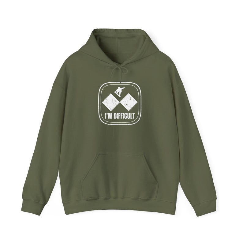 Sudadera con capucha de snowboard, regalo para snowboarder, sudadera con capucha para amantes de la montaña, sudadera con capucha de invierno, sudadera de esquí, regalo divertido para amantes del snowboard para ella imagen 7