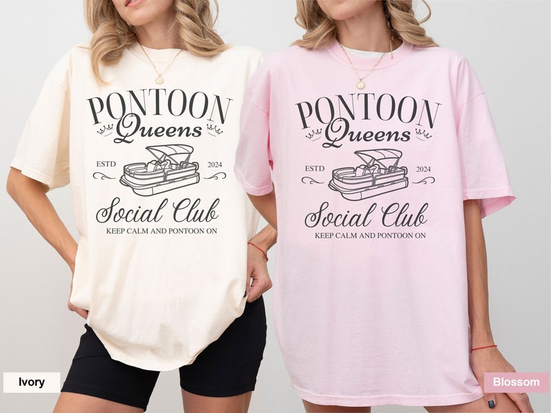 Pontoon Shirt, Pontoon Boat Gift, Pontoon Queen, Pontoon Lover, Boat Gift