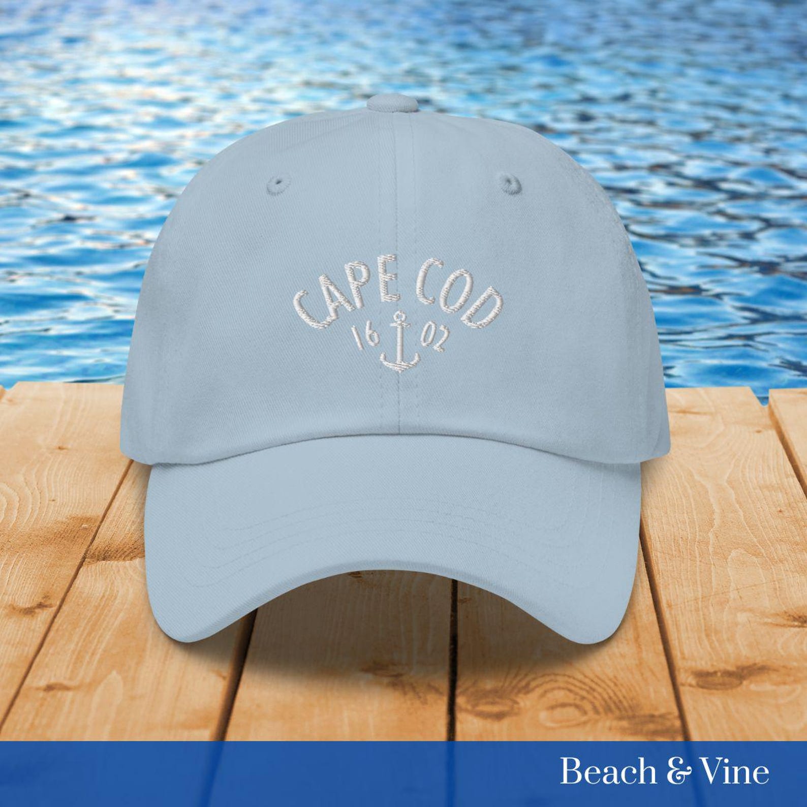 Cape Cod Hat Nautical Cape Cod Boating Cap Cape Cod Souvenir ...
