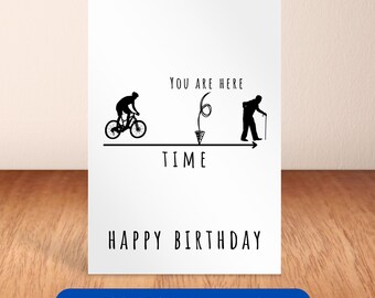 Bike Lover Card Funny Mountain bike gift printable card Cycling gifts Cycle card Bicycle gift Cyclist Mountain biking biker gift mtb velo