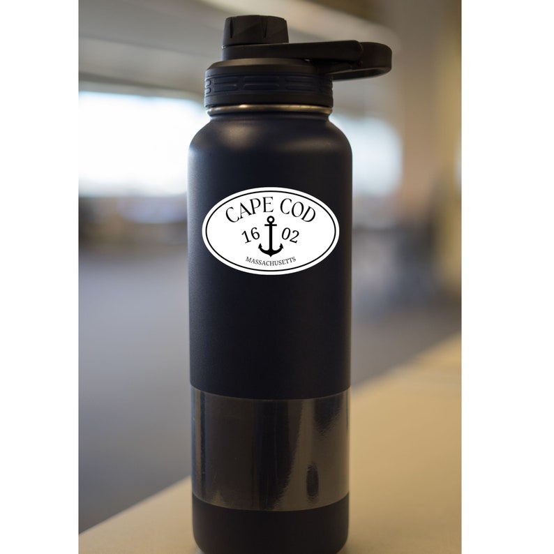 Small Cape Code Sticker Cape Cod Sticker Cape Cod Bumper Sticker Massachusetts Water Bottle ...