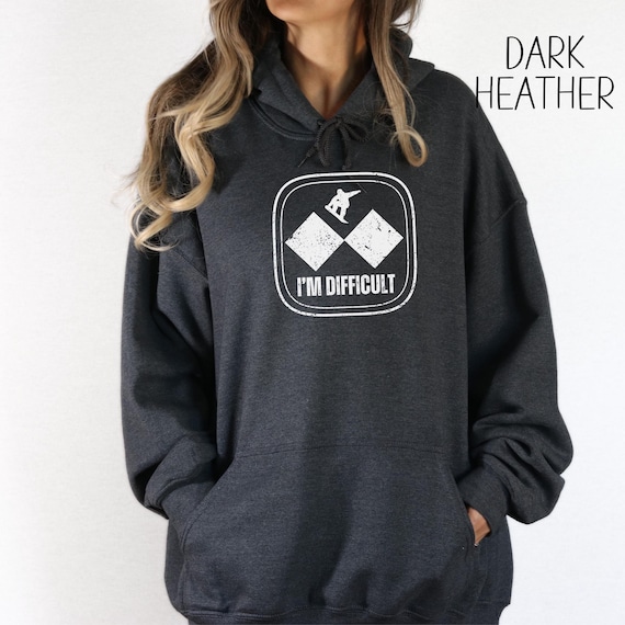 Snowboard Hoodie Gift for Snowboarder Sweatshirt Mountain Lover Hoodie Winter Hoodie Ski Sweatshirt funny snowboard lover gift for her