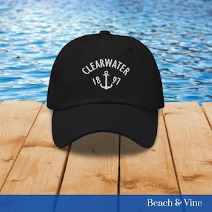 Clearwater Hat Florida hat Tampa Gift Clearwater Beach St Petersburg Florida Clearwater fla cap