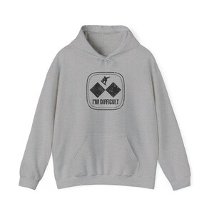 Sudadera con capucha de snowboard, regalo para snowboarder, sudadera con capucha para amantes de la montaña, sudadera con capucha de invierno, sudadera de esquí, regalo divertido para amantes del snowboard para ella imagen 8