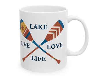 Lake mug lake house gift housewarming gift lake house decor boat house coffee mug tea cup