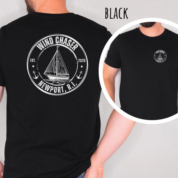 Chemise avec nom de bateau équipage de bateau vêtements de nom de