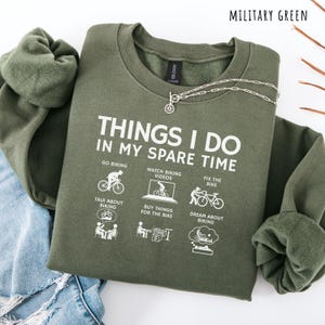 Cycling Sweatshirt Bike Tshirt Funny Bike Lover Tee Bike Lover Gift Hoodie Mountain Biker Sweatshirt Bike Christmas Cycling Dad Boyfriend