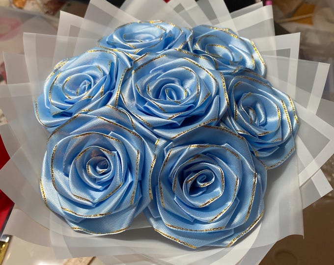 Pretty Eternal Roses 7 Eternal Roses / 7 Rosas Eternas De Liston - Etsy