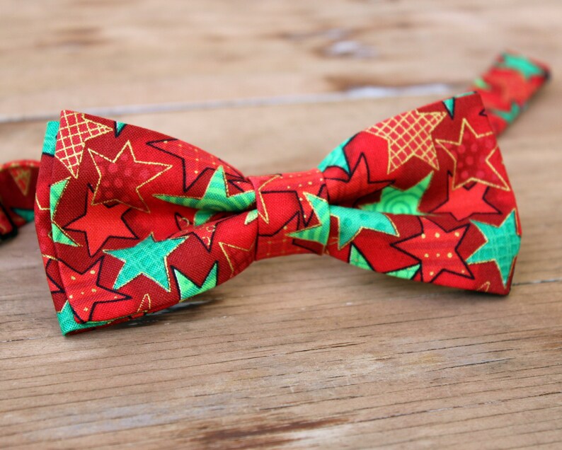 Kids Christmas Bow Tie Boys Holiday Bow Tie Bow Tie for Etsy