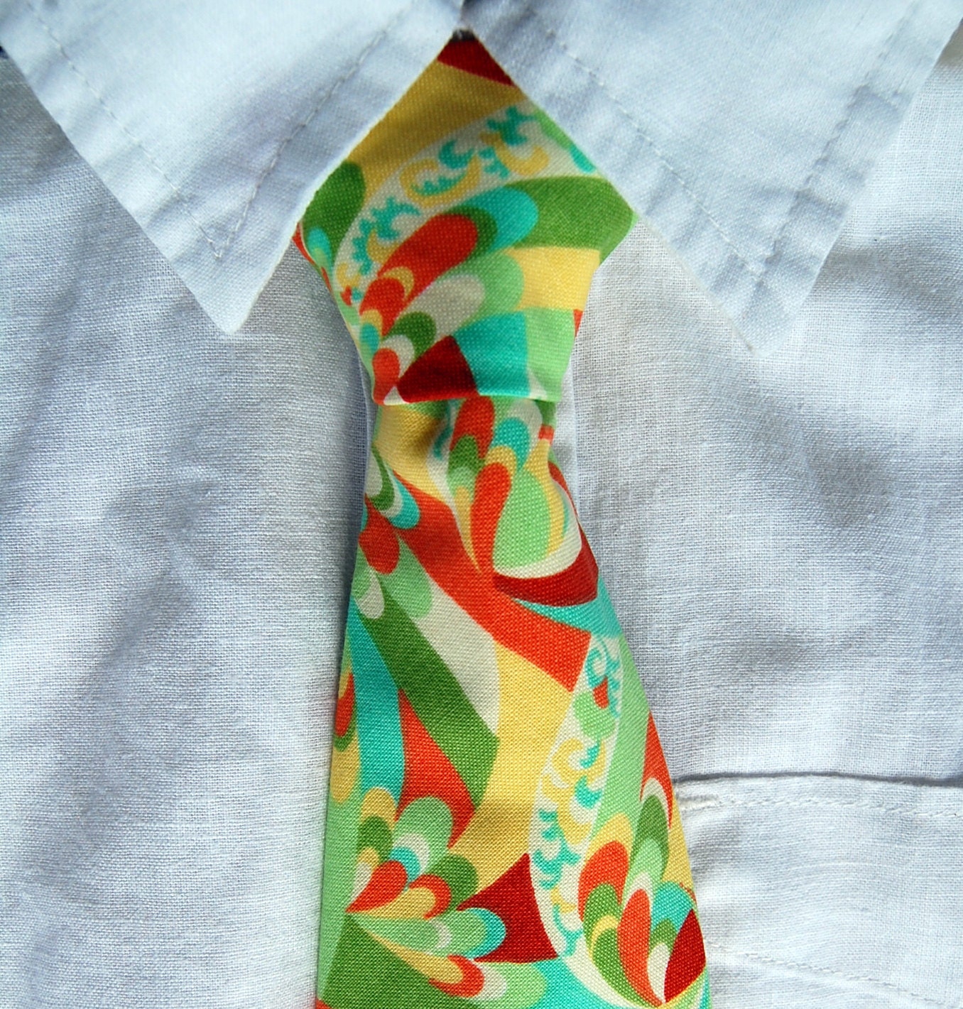 Boys Necktie Hip Geometric Print Necktie for Infant Baby Etsy