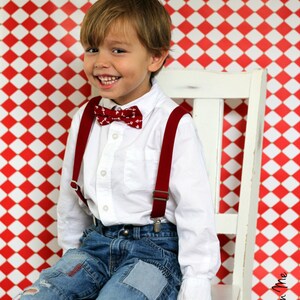 Boys Cotton Suspenders, you choose the print, available in Infant, Toddler, Child sizes image 5