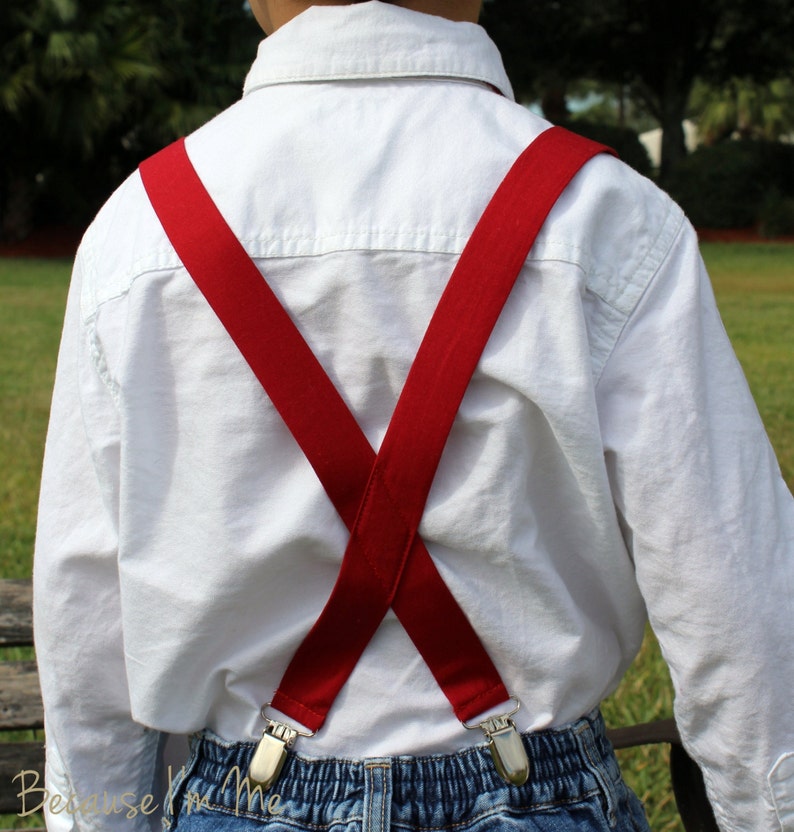 Boys Cotton Suspenders you choose the print Infant Toddler Etsy