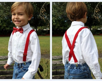 Boys Cotton Suspenders, you choose the print, available in Infant, Toddler, Child sizes