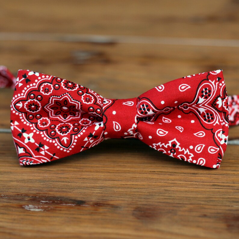 bandana bow tie