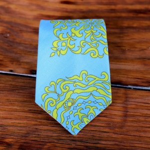 Corbata de algodón para niños - azul orgánico algodón ropa corbata - corbatas para bebé, bebé, niño pequeño, niño - corbatas de niños tejidos - pre atado, ajustable