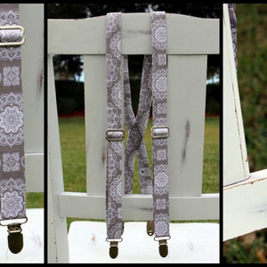 Boys Cotton Suspenders, you choose the print, available in Infant, Toddler, Child sizes image 3