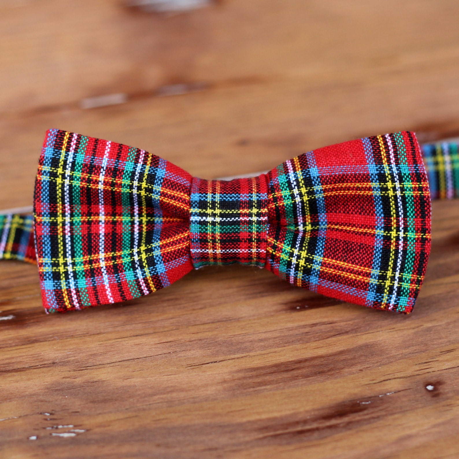 Mens Red Plaid Bow Tie Men's Tartan Plaid Preppy Bowtie Etsy