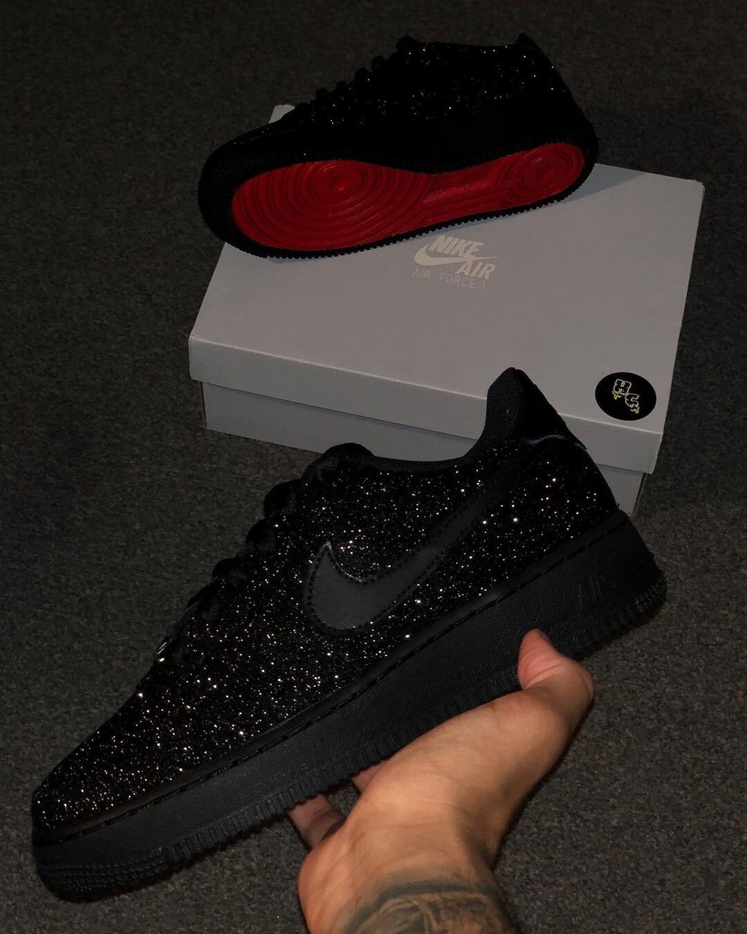 jd black af1