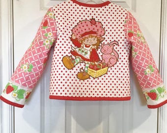 Chaqueta acolchada de Strawberry Shortcake para niñas, talla 5
