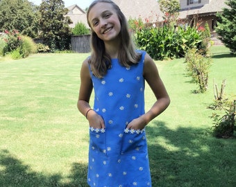 Girls Vintage Style Sundress Size 10