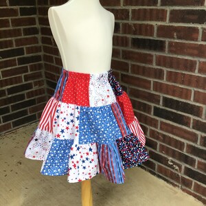 Girls Patriotic Twirl Skirt Sizes 2-14 image 3