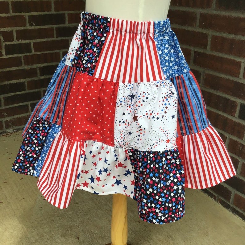 Girls Patriotic Twirl Skirt Sizes 2-14 image 7