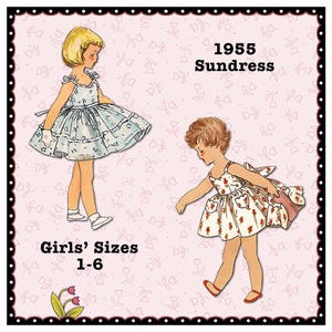 Ruthie ... Girls Custom 1950&#39;s Sundress Sizes 1-6