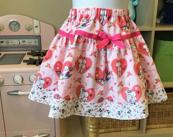 Kewpie Love Girls Twirl Skirt Size 6