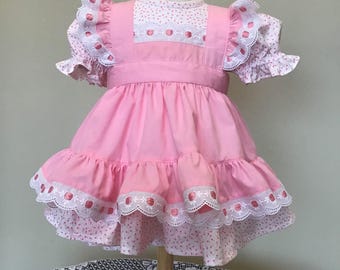 Conjunto de 3 piezas de pechera rosa para bebé, talla 6 a 9 meses