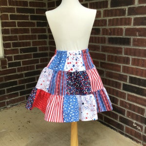 Girls Patriotic Twirl Skirt Sizes 2-14 image 5