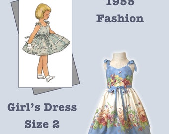 Toddler Girls Vintage Style Sundress Size 2
