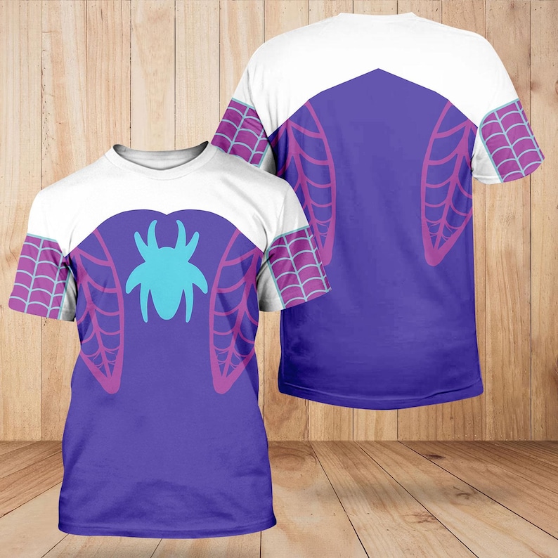 Spider Gwen Hoodie, Gwen Stacy Spider Sweatshirt, Disney Spider Gwen Cosplay Costume Tee, Superhero Shirt, Halloween Gift For Her Him