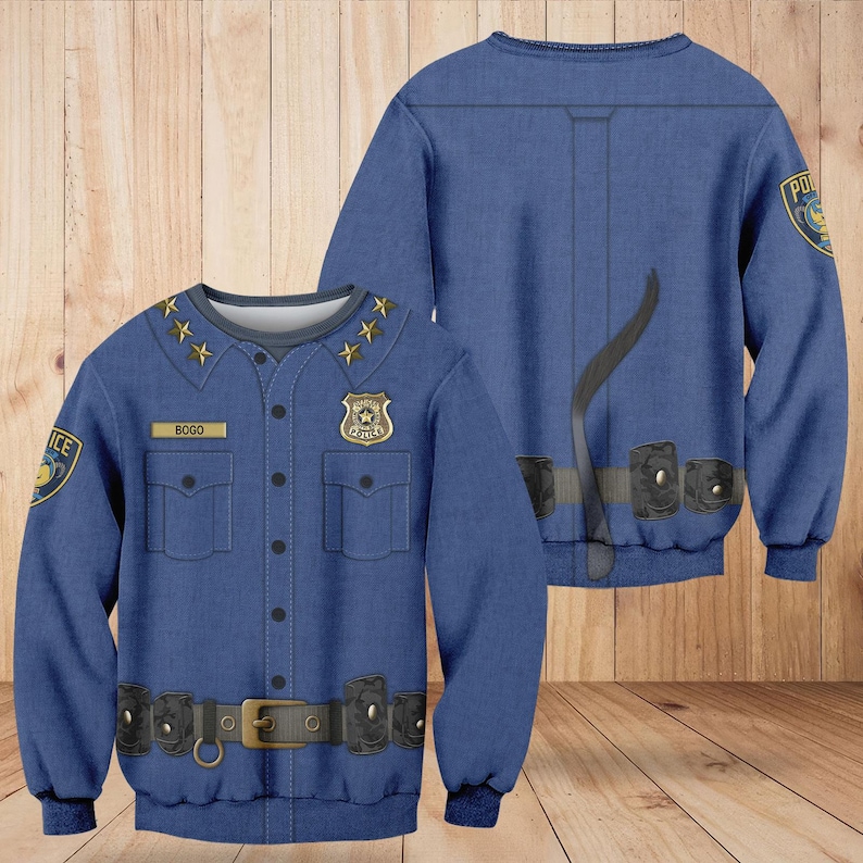 Chief Bogo Costume Shirt, Disney Zootopia Cosplay Costume, Animal Kingdom Hoodie, Disneyland Sweatshirt, Disneyworld Tee,Halloween Gift