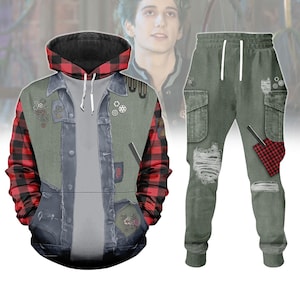 Disney Zed Necrodopolis Costume Hoodie, Men Joggers, Disney Zombies Cosplay Shirt, Zombies Zed Cosplay Costume, Movie Halloween Gift