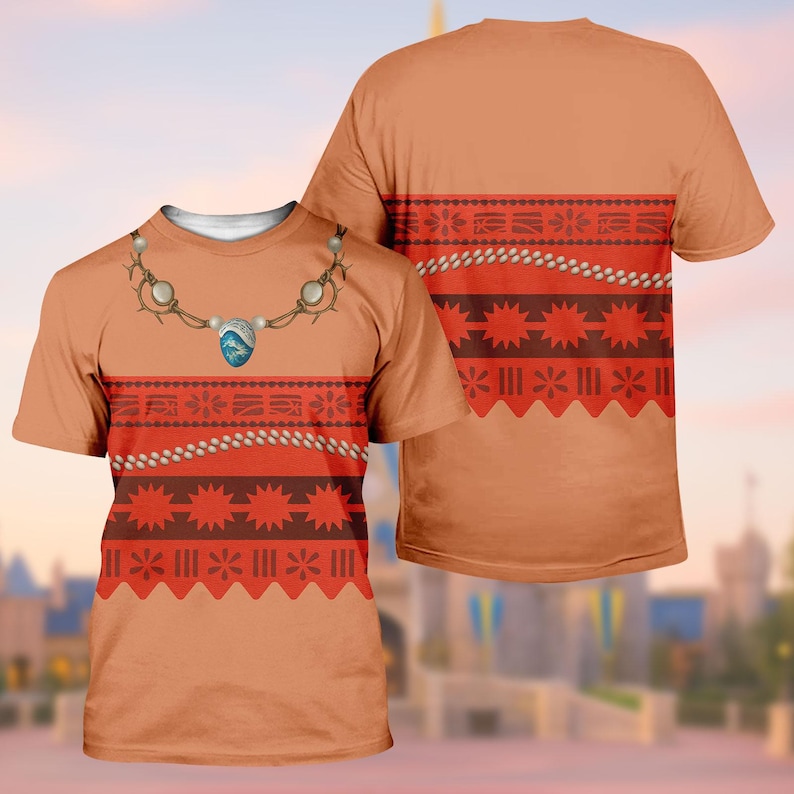 Moana Cosplay Costume, Moana Hoodie, Disney Princess Sweatshirt, RunDisney Island Costume Shirt, Disneybound Outfit, Tee Gift For Her