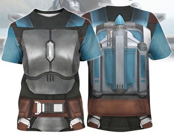 Bo-Katan Kryze Costume T-Shirt, Star Wars Cosplay Graphic Tee, Star Wars Movie Outfit, Movie Fan Gift, Disney Shirt, Halloween Gift