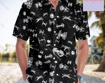 Disney Star Wars Button Shirt, Star Wars Hawaiian Shirt, Star Wars Vacation  Shirt, Star Wars Shirt, Star Wars Summer Shirt,Beach Shirt
