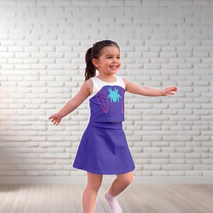 Spider Gwen Activewear Set, Marvel Disney Cosplay Outfit, Disneyland Trip Family Dress, Mom And Daughter Gift, Disneyworld Gift Idea