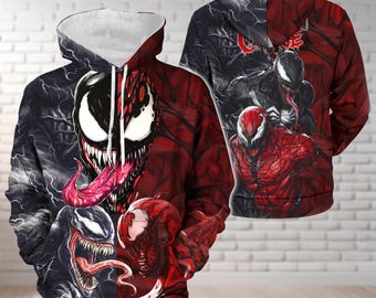 Venom And Carnage Hoodie, Venom Let There Be Carnage Sweatshirt, Anti Hero Venom Shirt, Super Hero T-shirt, Venom Movie Lover Gifts