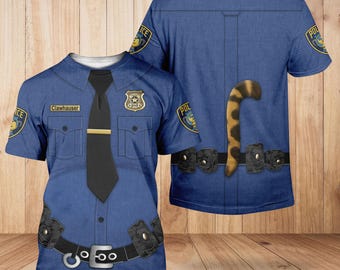 Camiseta de disfraz de Garra de Garra, disfraz de cosplay de Zootopia de Disney, camiseta de Disneyland, sudadera de Disney World, regalo divertido para papá, camiseta de Halloween