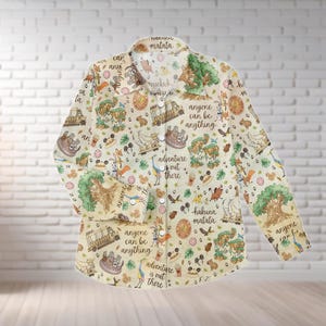 Disney Zootopia Anyone Can Be Anything Blouse, Judy Hopps Nick Wilde Women Shirt, Disney Lion King Casual Top, Disneyland Family Trip