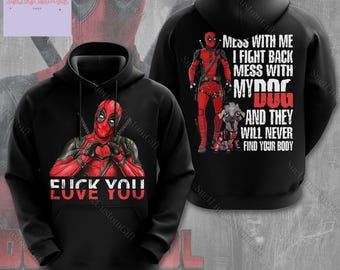 Deadpool en Wolverine shirt, Deadpool en Dogpool shirt, Deadpool 3 shirt, Deadpool film shirt, Deadpool shirt, Deadpool sweatshirt