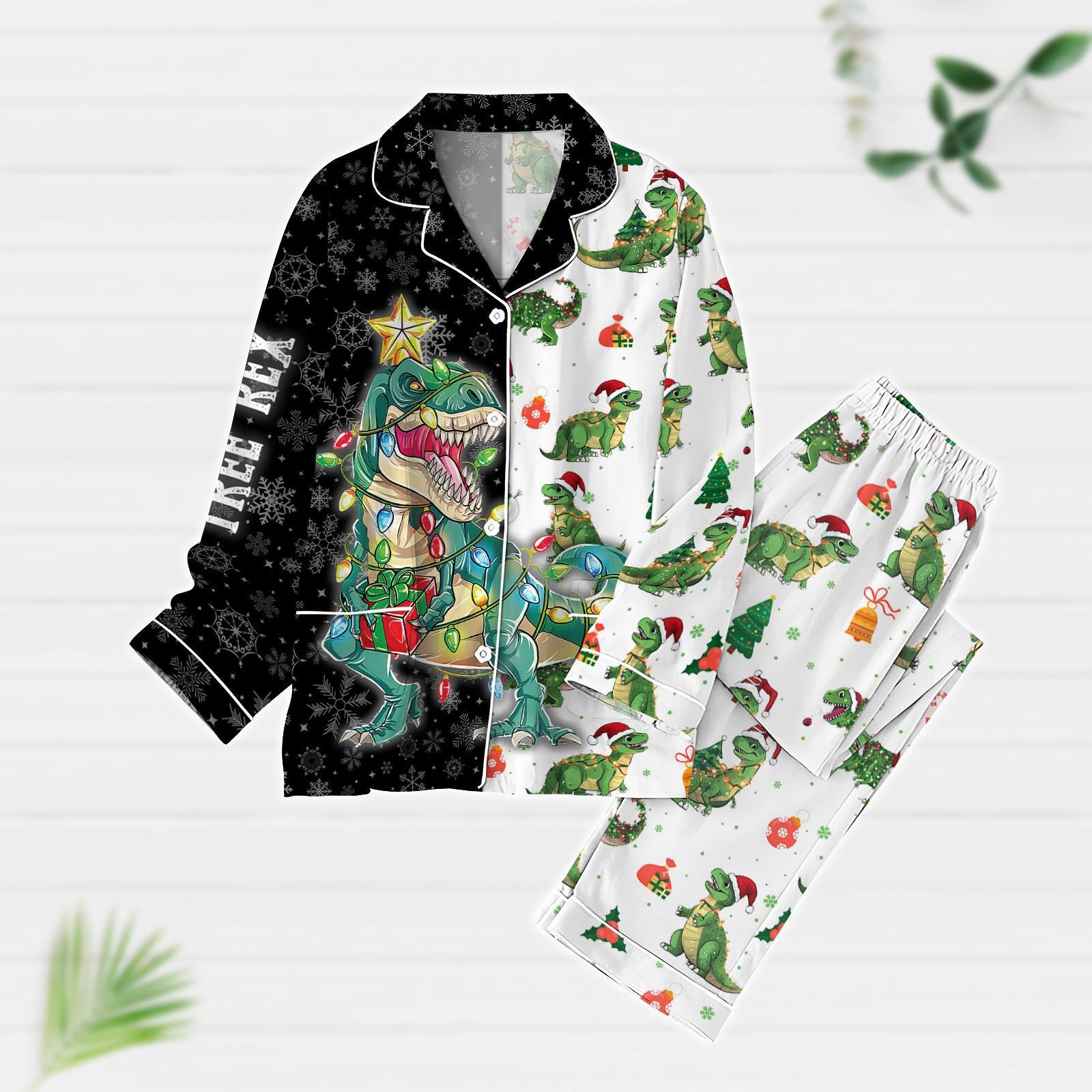 T Rex Pajamas Etsy